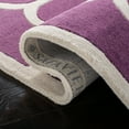 thumbnail image 5 of SAFAVIEH Chatham Hayden Geometric Wool Area Rug, Purple/Ivory, 8' x 10', 5 of 10