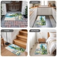 thumbnail image 6 of Summer Beach Door Mat&nbsp;Indoor Outdoor Entrance, Non Slip Rug for Kitchen Bathroom Entryway Rug, Tropical Coastal Palm Tree Surfboard Washable Doormat Floor Mat for Office Home Decor 24x36 Inch, 6 of 8