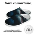 thumbnail image 6 of Fotbe 3D Realistic Shark Pattern Women's Fuzzy Curly Fur Memory Foam Loafer Slippers Indoor Outdoor Slippers Winter Home Shoes-42/43, 6 of 7