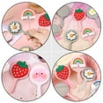 thumbnail image 2 of Ferencaa Cartoon Hand Mirror Strawberry Makeup Mirror Travel Handheld Mirror Mirror Girl Dress Mirror for Makeup Salon Travel, 2 of 10