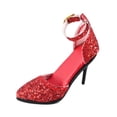 thumbnail image 2 of Sandalias de Tacón Alto Perfecl Figura a Escala 1/6 Rojo, 2 of 8