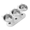 thumbnail image 2 of Comederos elevados para gatos de interior con soporte de madera, comedero inclinado, accesorios para mascotas, dispensador de comida, comederos para p, 2 of 9