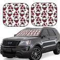 thumbnail image 1 of Wukai Rose Flowers Car Front Windshield Sun Shade,Sun Visor Shield Block Automotive Interior Protector Blocks UV Rays-Large, 1 of 6