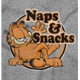 thumbnail image 2 of Funny Garfield Cartoon Naps N Snacks Romper Boys or Girls Infant Baby Brisco Brands 12M, 2 of 6