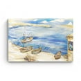 thumbnail image 3 of Startonight Canvas Wall Art Landscape - Blue Seascape Decor and Beach Painting - Large Framed 32" x 48", 3 of 6