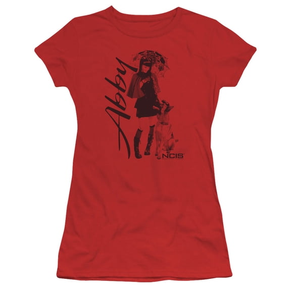 Ncis Sunny Day Junior Women's Sheer T-Shirt Red