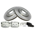 thumbnail image 2 of TRQ Front Brake Pad & Rotor Kit Brake Caliper Brake Pads Brake Rotor Semi-Metallic Vented Fits Select 2008-2010 INFINITI QX56 2008-2011 Nissan Armada TITAN, 2 of 6