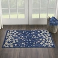 thumbnail image 6 of Nourison Tranquil Floral Navy 2' X 4' Area Rug, (2x4), 6 of 8