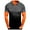 Black, variant on XuJwPNcy Mens Big and Talls Golf Shirt Summer Gradient Color Short Sleeve Tops Casual Zipper up Collared T Shirt