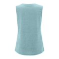thumbnail image 5 of Trendfront Womens Skull Graphic Tops Figure Print Sleeveless Crewneck Casual Loose Fit Tank Tee Trendy Fashion T Shirts Daily Clothes, 5 of 6