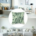 thumbnail image 5 of Happy Easter Pillow Cover Easter Bunny Decorations Hello Spring Farmhouse Throw Pillows Decorative Buffalo Plaid Cute Rabbit Leaves Cushion Case for Outdoor Home Decor, 5 of 7