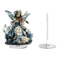 thumbnail image 2 of Nilvkv Rotating Music Angel Acrylic for Desk Display to Enjoy Kinetic Art, Decoration Ornaments, 2 of 5