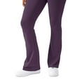 thumbnail image 4 of YITTY Active Women's UltraLuxe Kick Flare High Waist Legging, Athleisure, 4-Way-Stretch, Purple Mystique, 2X, Short | 30" Inseam, 4 of 8