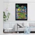 thumbnail image 3 of Friedensreich Hundertwasser Famous Paintings Canvas Print.(775 Park) Reproduction Canvas Wall Art Pictures for Home Decor., 3 of 7