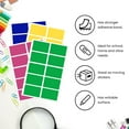 thumbnail image 6 of Royal Green Rectangular Color-Code Labels 5 Neon Colors 2 inch x 1.2 inch - 100 Pack, 6 of 7