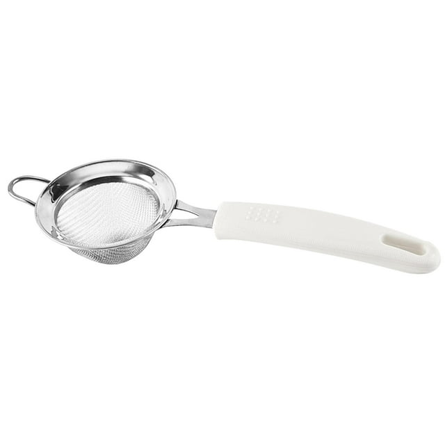 Colador de malla fina de acero inoxidable, colador de cocina, de harina, colador de alimentos para fruta 8cm