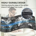 thumbnail image 2 of Large Gaming Mouse Pad with Stitched Edges, Extended Mousepad with Superior Micro-Weave Cloth, Non-Slip Base, Water Resist Keyboard Pad, Desk Mat for Gamer, Office & Home, 31.5 x 15.7 in, Black, 2 of 13