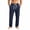 Navy, variant on Men's Straight Leg Sweatpants Loose Drape Sporty Casual Active Athletic Pants Solid Color Drawstring Elastic Waist Joggers Lounge Pants with Pockets