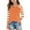 Orange, variant on NAISIBABY Girls Long Sleeve Tops 7 T, Fashion Striped Round Neck Casual Pullover T-Shirt Pink(4-15T)