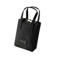 thumbnail image 4 of Organizador de maquillaje de viaje Pouch Pouch Bolsa de almacenamiento impermeable Gran capacidad con divisor Negro, 4 of 8