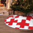 thumbnail image 5 of Defioc Red Cross 1 for Christmas Tree Skirt Snowman Xmas Tree Skirt Farmhouse Christmas Decorations Tree Mat for Holiday Party Decor-36", 5 of 6