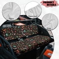 thumbnail image 6 of FKELYI Butterfly Hippie Flower Print UTV Seat Cover Waterproof Powersports Seats Covers Anti-Dust Mule Bench Seat Cover Compatible with Mule SX 2017-2023 Interior Decor, 6 of 7