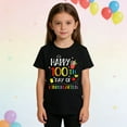 thumbnail image 5 of Coerni Girls Boys 100 Days of School Shirt Short Sleeve Toddler Kids Tops 100th Day of School Tee Shirts Casual Outfits, 5 of 5