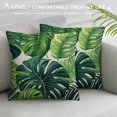 Fenyluxe Summer Tropical Leaves Pillow Covers Modern Artistic