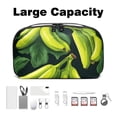 thumbnail image 3 of Banana Oxford Fabric Waterproof Portable Hard Drive Bag and Case with Cord Storage and Travel Charger Organizer for Electronic Devices - 5.9x9.44x3.14 in, 3 of 6