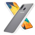 thumbnail image 1 of Cadorabo Étui pour Samsung Galaxy A20 / A30 Protection d'Écran Mate Étui Rigide Antichoc TPU, 1 of 7