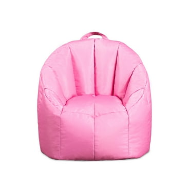 Big Joe Joey Junior Kids Bean Bag Chair, 1.5 Feet, Durable Polyester Nylon Blend, Cashmere Rose