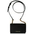 thumbnail image 2 of Michael Kors Women's Saffiano Leather Crossbody Handbag, Black, 2 of 3