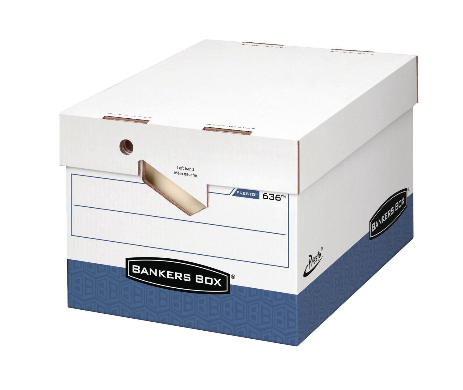 Bankers Box® Presto™ Storage Boxes - Letter/Legal - 6 pack - Heavy Duty