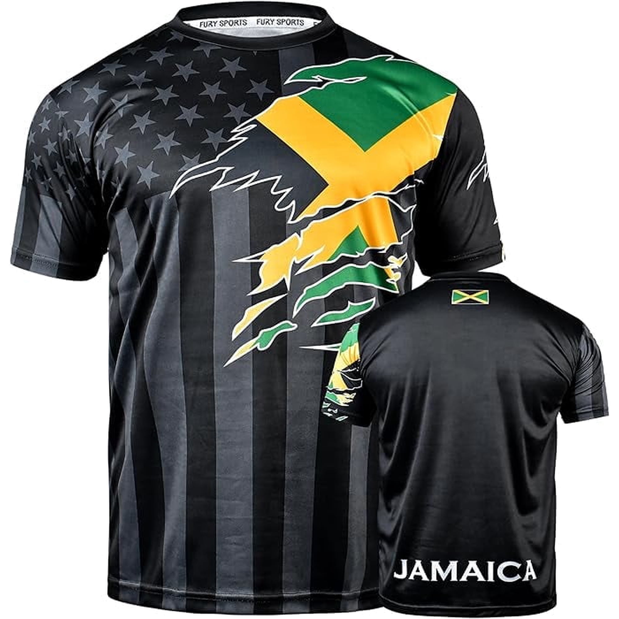 Fox & Fury Jamaica Soccer Jersey for Men & Women – Adult Unisex Football Shirt, Camiseta de Futbol Jamaica