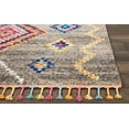 thumbnail image 4 of Nourison Moroccan Casbah Shag Grey 5'3" x 7'9" Area Rug, (5x8), 4 of 8