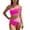 C295/Hot Pink, variant on XIYON Women's Bikini Sets High Waisted Bikini For Neon Two Piece Swimsuit Color Blocking Bikini 2026 Bathing Vacation Outfits Swimwear 2026