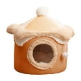 thumbnail image 2 of Casa para gatos con helado, cama para gatos con suficiente espacio interior para cachorros y gatitos, extra suave, lavable y antideslizante., 2 of 6