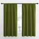 thumbnail image 1 of Cortinas para Ventana NICETOWN Opacas 107x160 cm Verde Oliva, 1 of 9