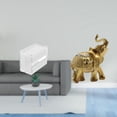 thumbnail image 2 of Dispensador De Pañuelos De Acrílico Moderno Y Caja De Almacenamiento Decorativa Con Escultura De Elefante De Resina Para Baño, Dormitorio, Estante, Escritorio. Adorno Para El Hogar., 2 of 8