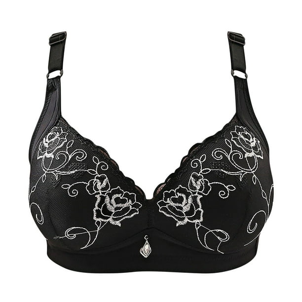Flywake Padded Push Up Lace Bras for Women Woman's Comfortable