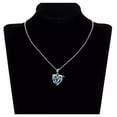 thumbnail image 4 of Colgantes y Dije de Animales High Monaco DolphinNeck02 2Pzas Collar Delfines/Corazón Plata/Azul, 4 of 5