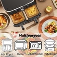 thumbnail image 4 of 100 Parchment Paper Sheets for Air Fryer, 20.5x14cm, Compatible with Most Brands, Non-Stick Baking Liners, 4 of 5