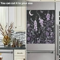 thumbnail image 3 of Yayeee Magnetic Dishwasher Cover for The Front Decoration Home Kitchen Machine Sticker Protector, Light Purple Flowers, 3 of 6