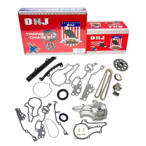DNJ TK948WP Timing Chain Kit with Water Pump Fits Cars & Trucks 83-84 Toyota 2.4L L4 SOHC 8V