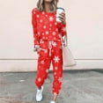 thumbnail image 2 of LYXSSBYX Womens Clothes 2 Piece Sets Plus Size Women's Christmas Fashion Long Sleeve Casual Set, 2 of 5