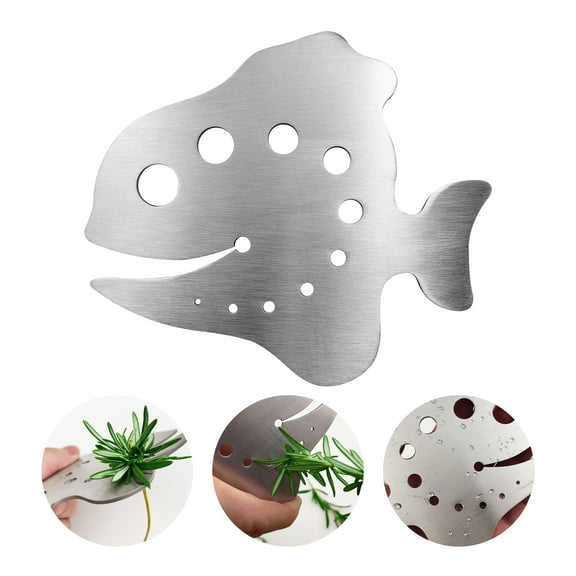 1 PC 11-Hole Leaf Stripper Tool – Stainless Steel Herb Stripper for Kale, Collards, Greens, and Herbs – Fast, Efficient Leaf Removal – Sturdy Kitchen Gadget, Easy to Use, Clean, and Store