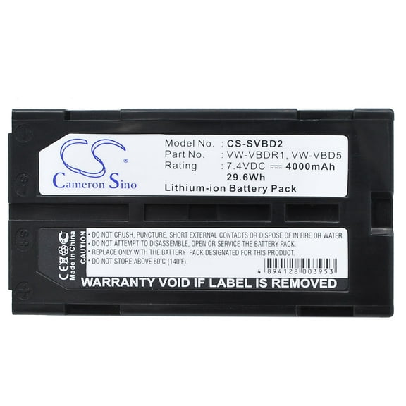 Replacement Battery For Canon 7.4v 4000mAh / 29.60Wh Camera Battery