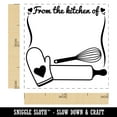 thumbnail image 2 of From The Kitchen Of Baking Baker Cooking Self-Inking Rubber Stamp Ink Stamper - Black Ink - Small 1 Inch, 2 of 7