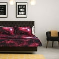 thumbnail image 6 of PiccoCasa Deep Pocket 4 Piece Bed Sheets Set, Soft Polyester Queen Sheets, Red, 6 of 6