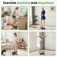 thumbnail image 5 of Mini Stepper with Resistance Bands, Portable Adjustable Foot Stepper Machine for Full Body Fitness Exercise, 5 of 6